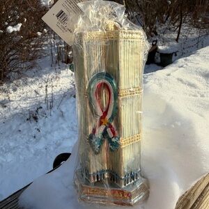 Christopher Radko“ Heroes All “ 9/11 Glass Ornament New W/ As Is Tag And Box NYC